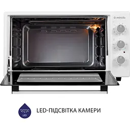 Електрична піч Minola Foe 3714 WH - мініатюра 8
