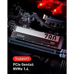 Накопичувач SSD Lexar m.2 NVMe 1TB NM790 LNM790X001T-RNNNG (LNM790X001T-RNNNG) - мініатюра 5