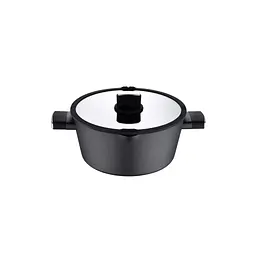 Каструля Bergner Ion, з кришкою 6 л (BG-35802-BK) - мініатюра 2