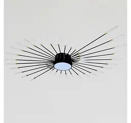 Світлодіодна люстра стельова Artlight 6472/42BK, 37 Вт, чорна - мініатюра 2