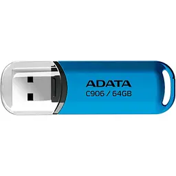 Флеш-накопичувач Adata Flash 64Gb USB 2.0 C906 Water Blue (AC906-64G-RWB)