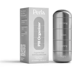 Таблетниця Perla Helsa Silver металева чотири ділення - мініатюра 2