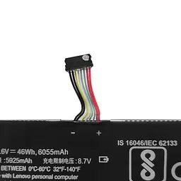 Акумулятор для ноутбука Lenovo IdeaPad 710S-13ISK 710S-13IKB (L15L4PC0 L15M4PC0 L15S4PC0 7.6V 46Wh 6055 mAh) - мініатюра 3