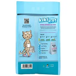 Бентонітовий наповнювач для котячого туалету KikiKat Cat Litter Mountain Fresh, 5 л - мініатюра 2