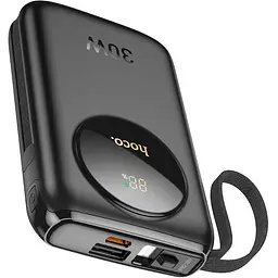 Портативна батарея Power Bank Hoco Q19 Lucky 30W 10000mAh Black - мініатюра 2