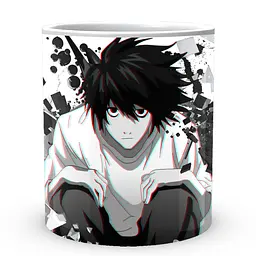 Кухоль GeekLand Death Note L Сидить CP 03.381.679 330 мл білий - мініатюра 2