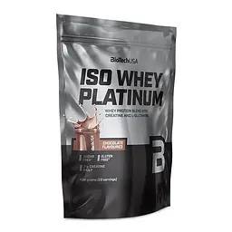 Сироватковий ізолят BioTech Iso Whey Platinum, 454 грам - Шоколад