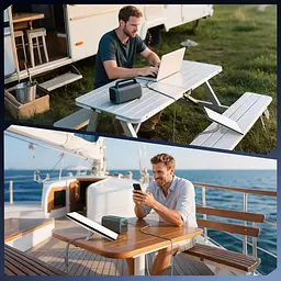 Кабель No Brand Hugener 2в1 Starlink Mini для заряджання DC/USB-C 15 м Сірий (2881818527) - мініатюра 9