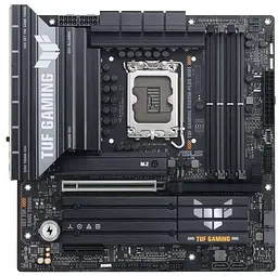 Материнська плата ASUS TUF GAMING B860M-PLUS WIFI (TUF GAMING B860M-PLUS WIFI) (Socket 1851, Intel B860, Micro-ATX)