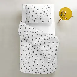 Підковдра полуторна Cosas Big White Star 160х220 см (StarBigGrey_White_160q) - мініатюра 3
