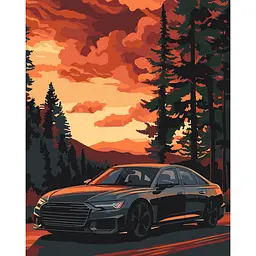 Картина за номерами "Комфортна поїздка" Art Craft 12513-AC 40х50 см