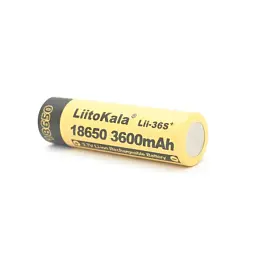 Акумулятор 18650 3600mAh, 3.7V(2.75-4.2V) Liitokala (Lii-36S+) - мініатюра 3