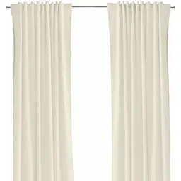 Штори на кухню та в кімнату Cosas Snow 180х270 см 2 шт бежевий (Curtains_Milk)