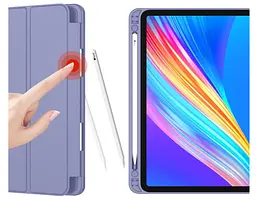 Чохол-книжка CDK для Apple iPad Air 11" M3 2025 екошкіра/силікон Smart Case cлот стилус (011190) lavender - мініатюра 2