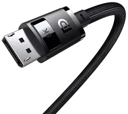 Кабель Baseus High Definition Series DP 8K to DP 8K Adapter Cable 1.5m B00633706111-01 Black - мініатюра 2