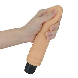 Вібратор Lovetoy Real Feel 20 см тілесний - мініатюра 3
