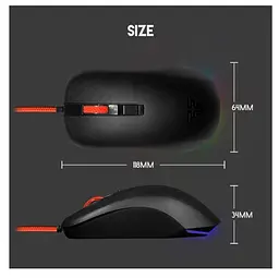 Ігрова миша Fantech G-13 RHASTAII 2400DPI, LED-підсвічування - мініатюра 7
