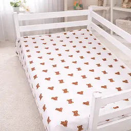 Простирадло MirSon бязь Kids Time Mini Bear 110x160 см (2200012581773)
