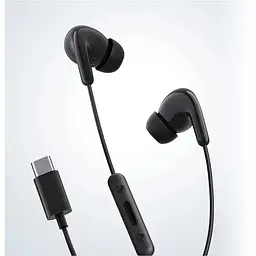 Навушники провідні Xiaomi Earphones з конектором Type-C (BHR8930GL) чорні - мініатюра 3