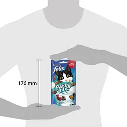 Ласощі для котів Purina Felix Party Океанічний мікс 60 г - мініатюра 3