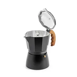 Кавоварка гейзерна Holmer 150 мл чорна (CF-0150-BW Natural) - мініатюра 5
