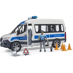 Іграшкова машинка Bruder Поліцейське авто MB Sprinter з поліцейським та аксесуарами 1:16 (02683) - мініатюра 5