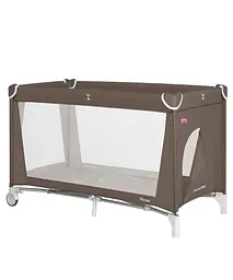 Манеж дитячий ігровий з матрацом і сумкою для транспортування Piccolo Chocolate Brown 125*65 см CARRELLO коричневий - мініатюра 2