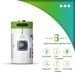 Акумулятор CR2 Smartoools 300 mAh літій-іонний Li-Ion із зарядкою від Type-C 3.7V Випуклий плюс (19326) - мініатюра 8