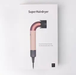 Фен-стайлер для волосся Super Hairdryer 1600 Вт 4 насадки, рожевий - мініатюра 6