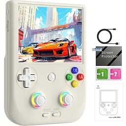 Ретро ігрова приставка Anbernic RG406V 128GB Beige White [154472] - мініатюра 2