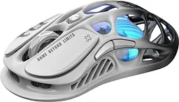 Миша GravaStar Mercury M1 Pro, BT/WL/USB-A, RGB, чорно-білий (GRAVASTARM1PRO_GBLK) - мініатюра 2