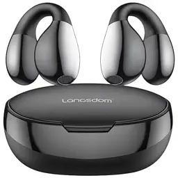 Навушники з спрямованим звуком бездротова Bluetooth 5.3 гарнітура Langsdom TS03 Black