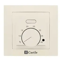 Терморегулятор механічний Castle AC308H слонова кістка