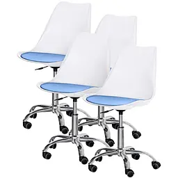 Крісло Evo-Kids Capri White/Blue 4 шт. (H-231 W/BL-Х4)