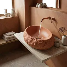 Умивальник Rea Mika накладний 50x38 см terracotta matt REA-U7349 - мініатюра 2