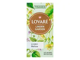 Чай пакетований фруктовий та трав`яний LOVARE «LINDEN GARDEN» 24*1,5г 24 пакетиків