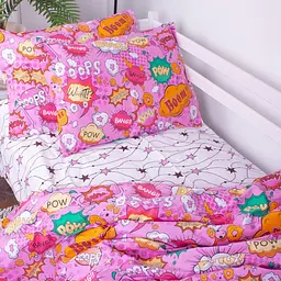 Комплект постільної білизни MirSon Kids Time 17-0512 Bombs pink дитячий - мініатюра 8