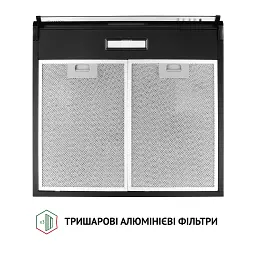 Витяжка плоска Perfelli PL 5144 BL LED - мініатюра 7