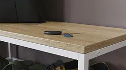 Банкетка універсальна Ferrum-decor Слайм 45x63x26 білий ДСП Дуб Сонома 16мм (FRD-104077) - мініатюра 7