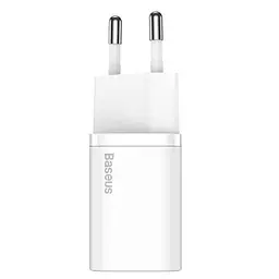 МЗП Super Si Quick Charger PD30W (1USB-C) (CCSUP-J) Білий Baseus teh0029622 - мініатюра 1