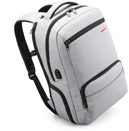 Рюкзак міський Tigernu T-B3319 25л з відсіком для ноутбука до 15.6" та USB Silver Grey (18195) - мініатюра 2