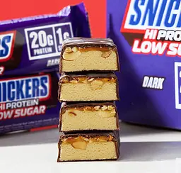 Шоколадний батончик Snickers Hi Protein Low Sugar Dark Chocolate Bar 57 г - мініатюра 5