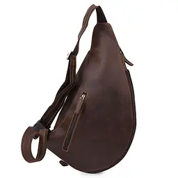Шкіряна чоловіча vintage сумка через плече 20373 Vintage коричневий - мініатюра 2