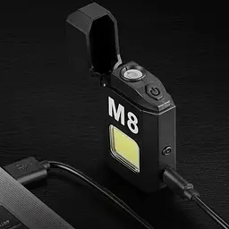 Електрозапальничка з LED ліхтариком USB запальничка імпульсна подарункова Lovers LV-6002 - мініатюра 3