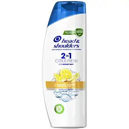 Шампунь та бальзам-ополіскувач проти лупи Head&Shoulders 2 в 1 Цитрусова свіжість 360 мл - мініатюра 2