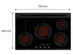 Газова варильна поверхня DYNAXO X4 G30 3B/P - мініатюра 2