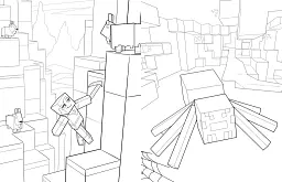 MINECRAFT. Офіційна розмальовка пригод - - мініатюра 6