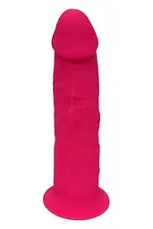 Фалоімітатор Real Love Premium Silicone Dildo 7.5" 19 см рожевий - мініатюра 5