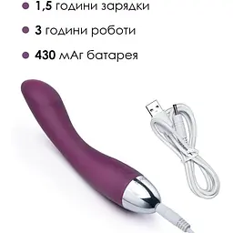 Вібратор для точки G Svakom Amy Violet з інтелектуальним режимом - мініатюра 4