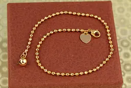Браслет Xuping Jewelry на ногу Перлина 25 см золотистий